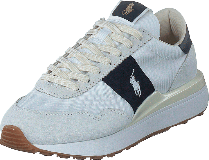 Train 89 Suede & Oxford Sneaker White/Hunter Navy