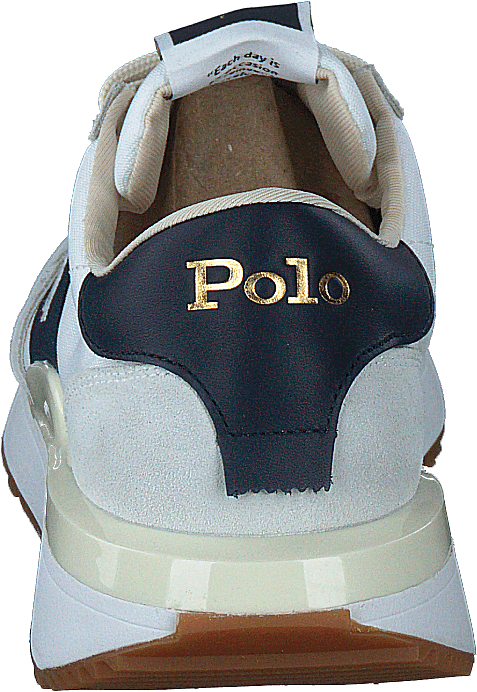 Train 89 Suede & Oxford Sneaker White/Hunter Navy
