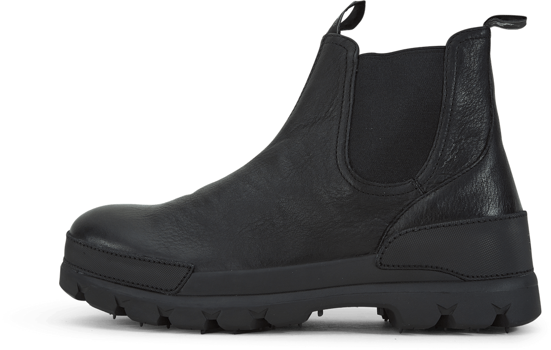Oslo Leather Chelsea Boot Black