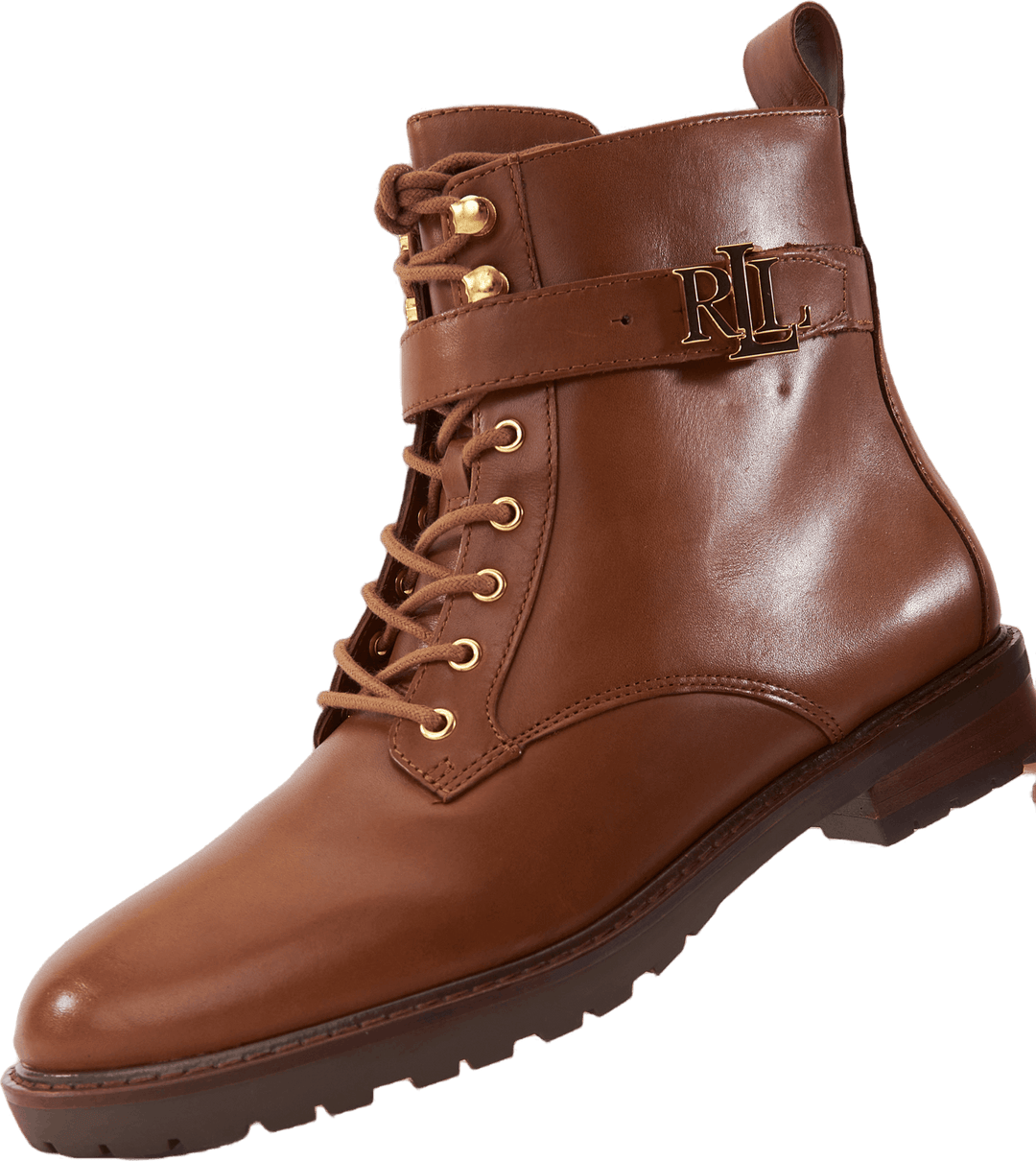 Stivale Eldridge in pelle brunita Deep Saddle Tan