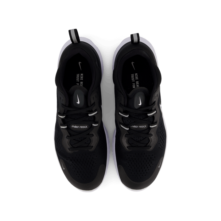 Nike React Miler 2 Schwarz/Rauchgrau/Weiß
