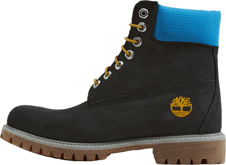6" Prem Bt Wp Blk/blu Black