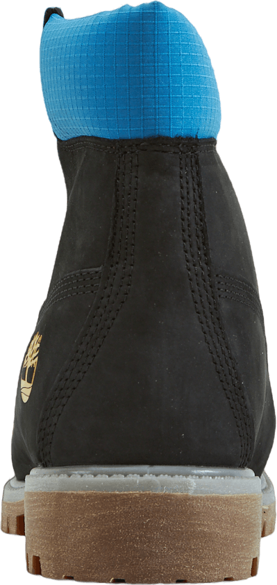 6" Prem Bt Wp Blk/blu Black