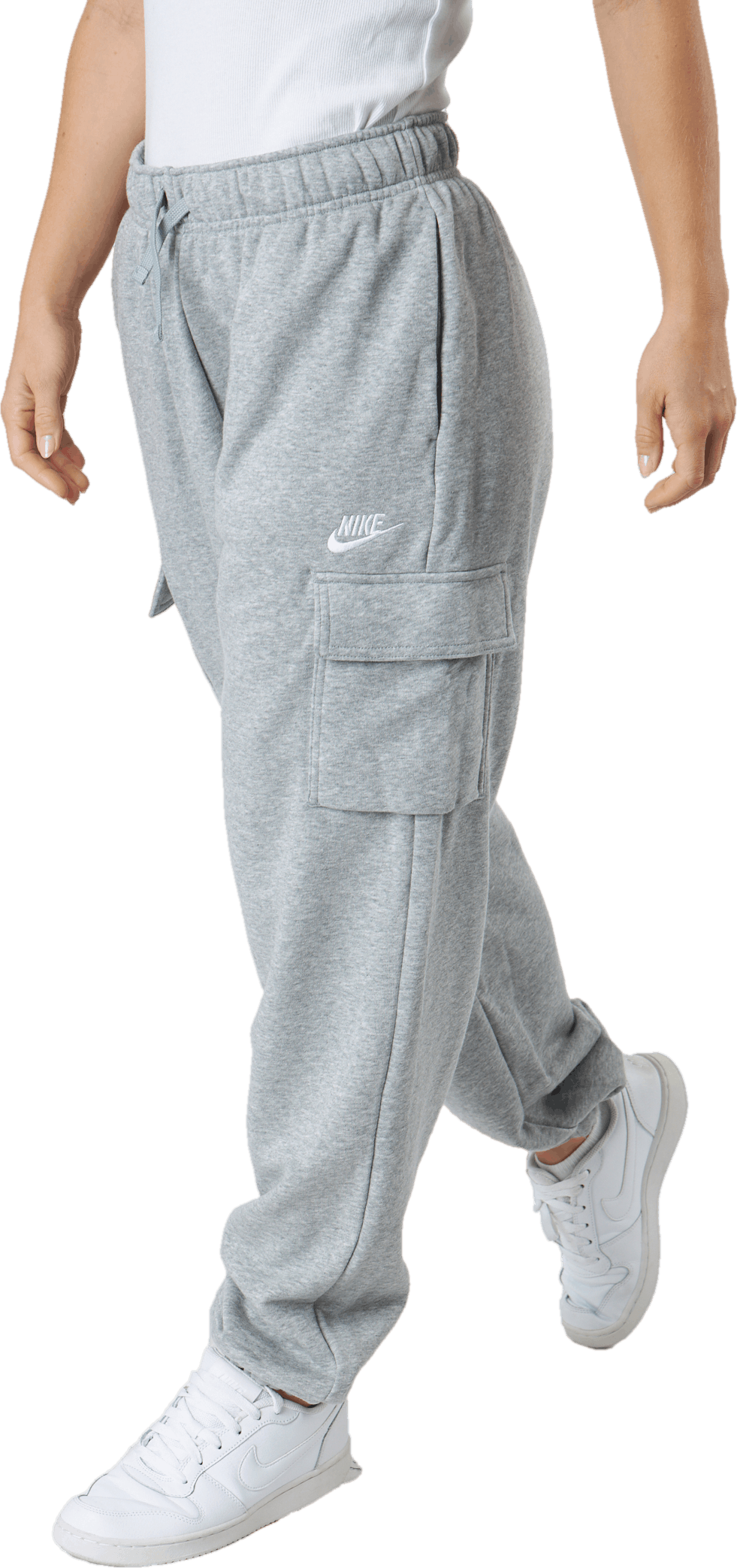 Nike Sportswear Club Fleece Wo Dk Grey Heather/white