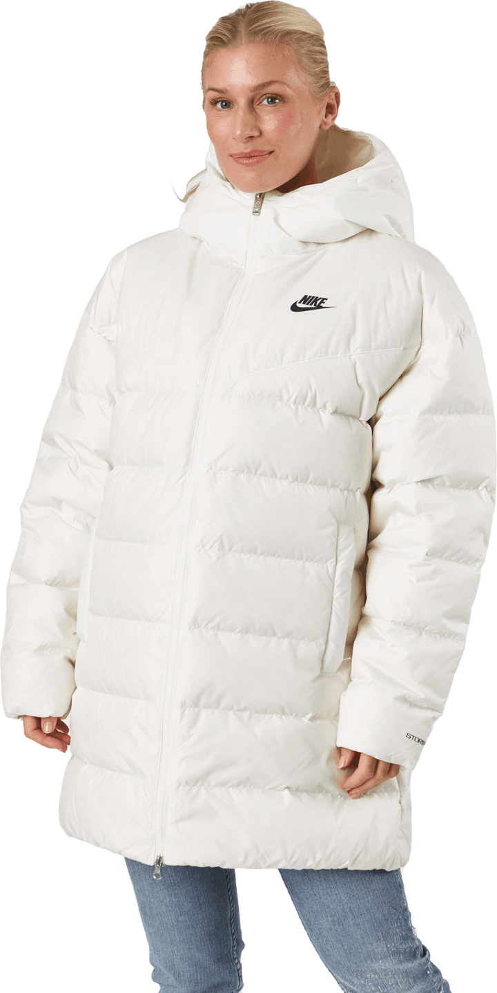 Nike Sportswear Storm-FIT Windrunner Daunenparka für Damen Weiß
