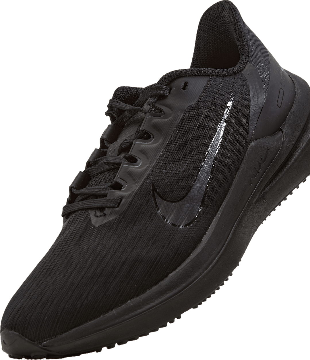 Air Winflo 9 Pánská silniční běžecká obuv BLACK/DK SMOKE GREY