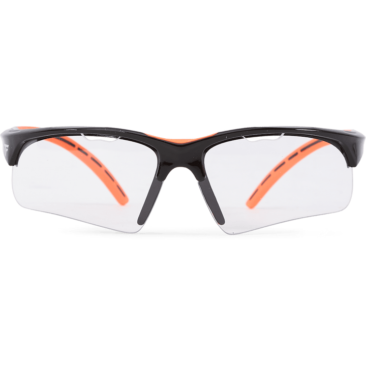 Squash-brille Sort Orange Sort/orange