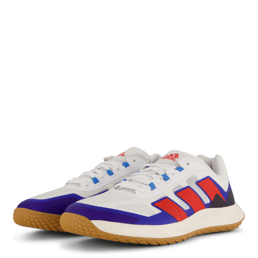 Forcebounce Volleyball Shoes Cloud White / Vivid Red / Team Navy