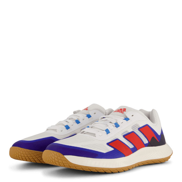Forcebounce Volleyball Shoes Cloud White / Vivid Red / Team Navy
