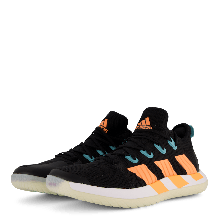 Zapatillas Balonmano Stabil Next Gen Negro / Naranja / Gris