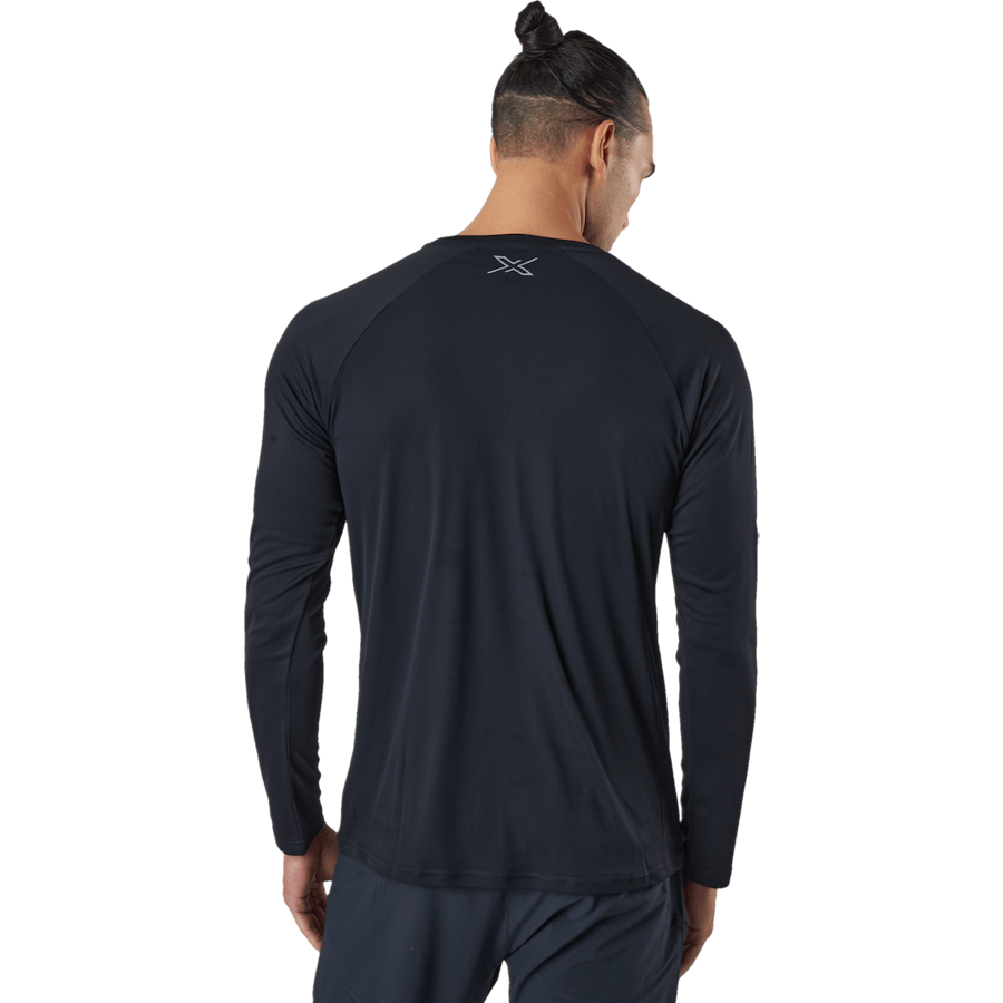 Aero L/s Black/silver Reflective