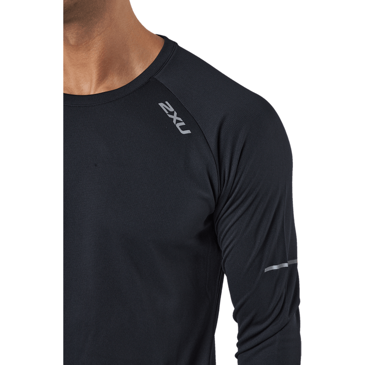 Aero L/s Black/silver Reflective