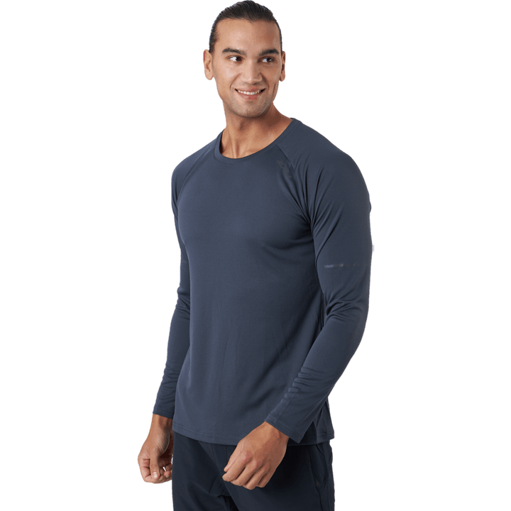 Aero L/s India Ink/svart Reflekterande