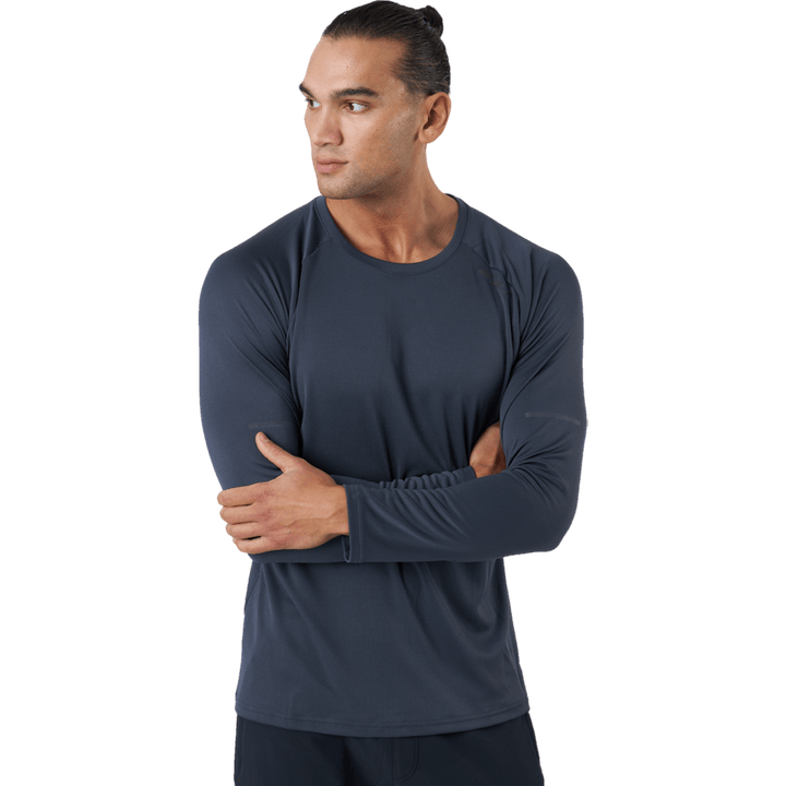 Aero L/s India Ink/svart Reflekterande