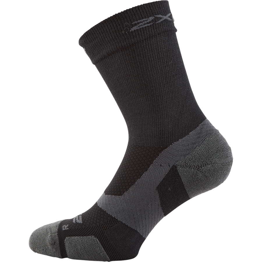Vectr Merino L.cush Crew Sock Black/titanium