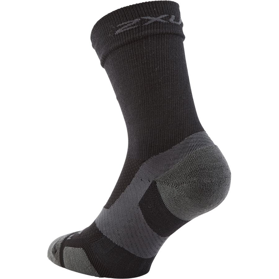 Vectr Merino L.cush Crew Sock Black/titanium