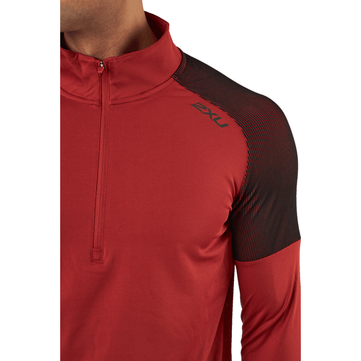 Light Speed 1/2 Zip Chilli Oil/black Reflective