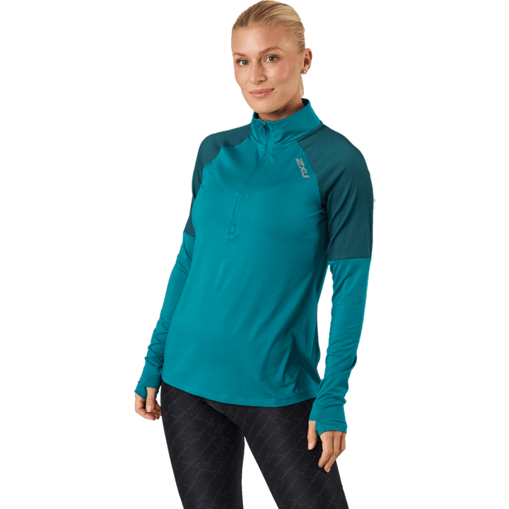 Light Speed 1/2 Zip Jade/silver Reflective