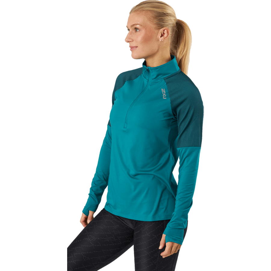 Light Speed 1/2 Zip Jade/silver Reflective