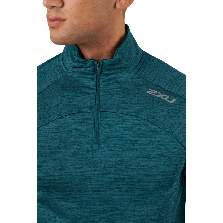 Ignition 1/4 Zip Deep Jade/silver Reflective