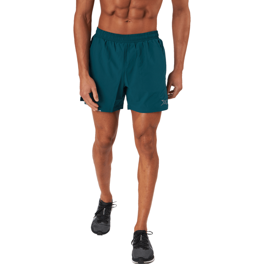 Aero 5 Inch Shorts Deep Jade/silver Reflekterande