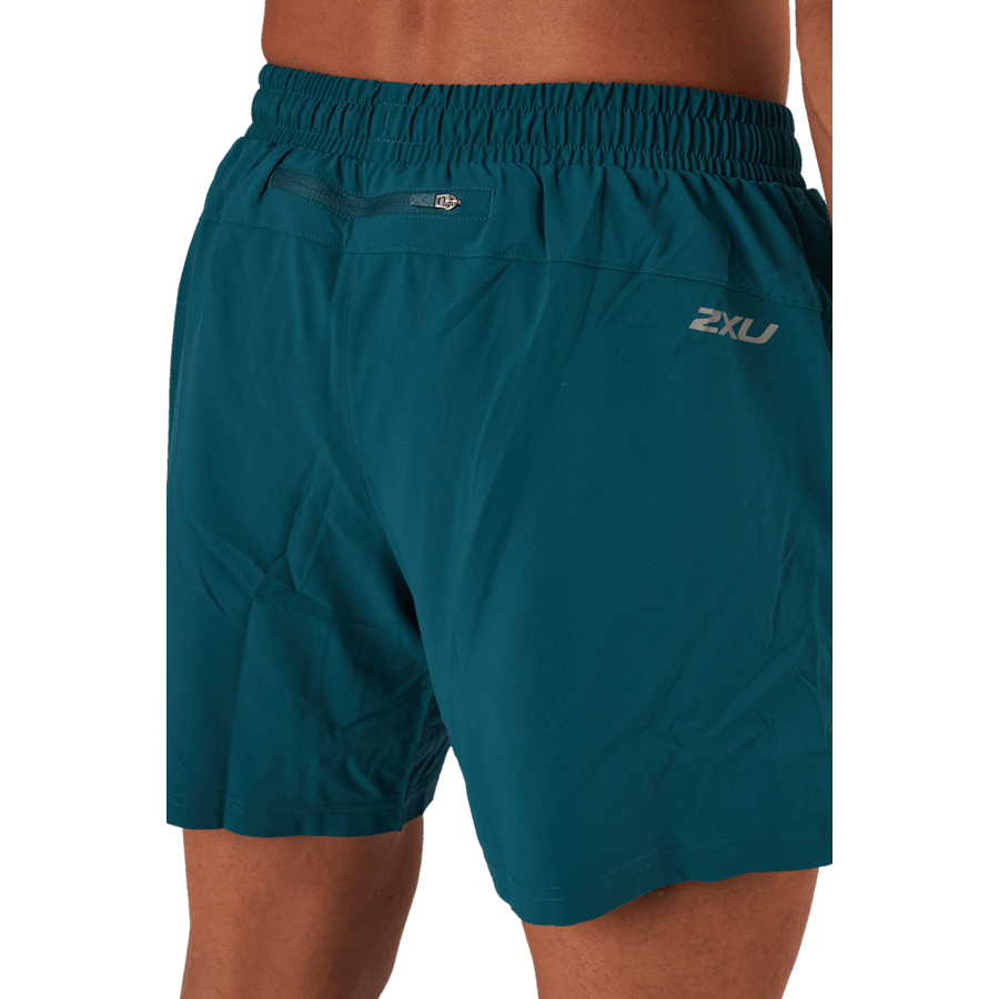 Aero 5 Inch Shorts Deep Jade/silver Reflekterande