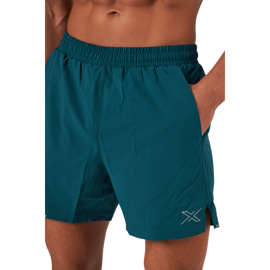 Aero 5 Inch Shorts Deep Jade/silver Reflekterande
