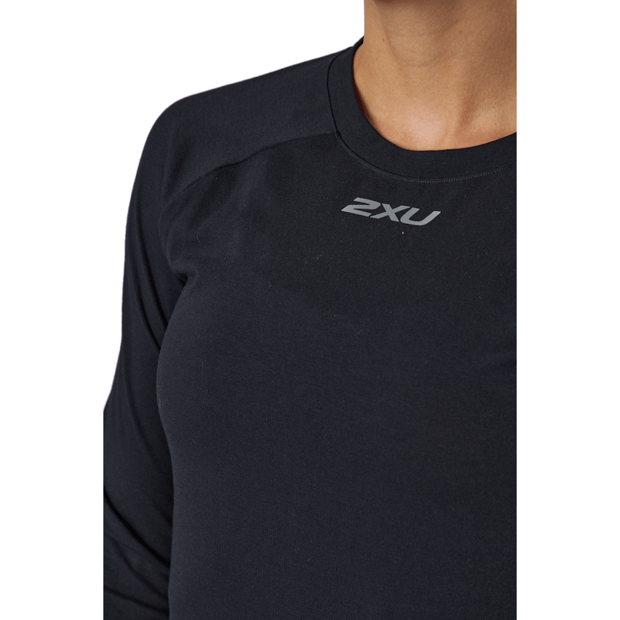 Ignition Base Layer L/s Black/silver Reflective