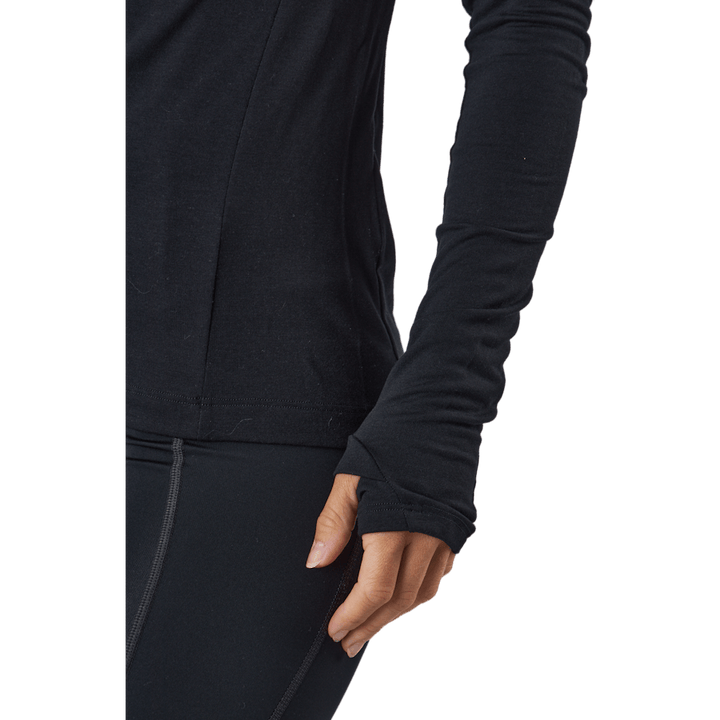 Ignition Base Layer L/s Black/silver Reflective