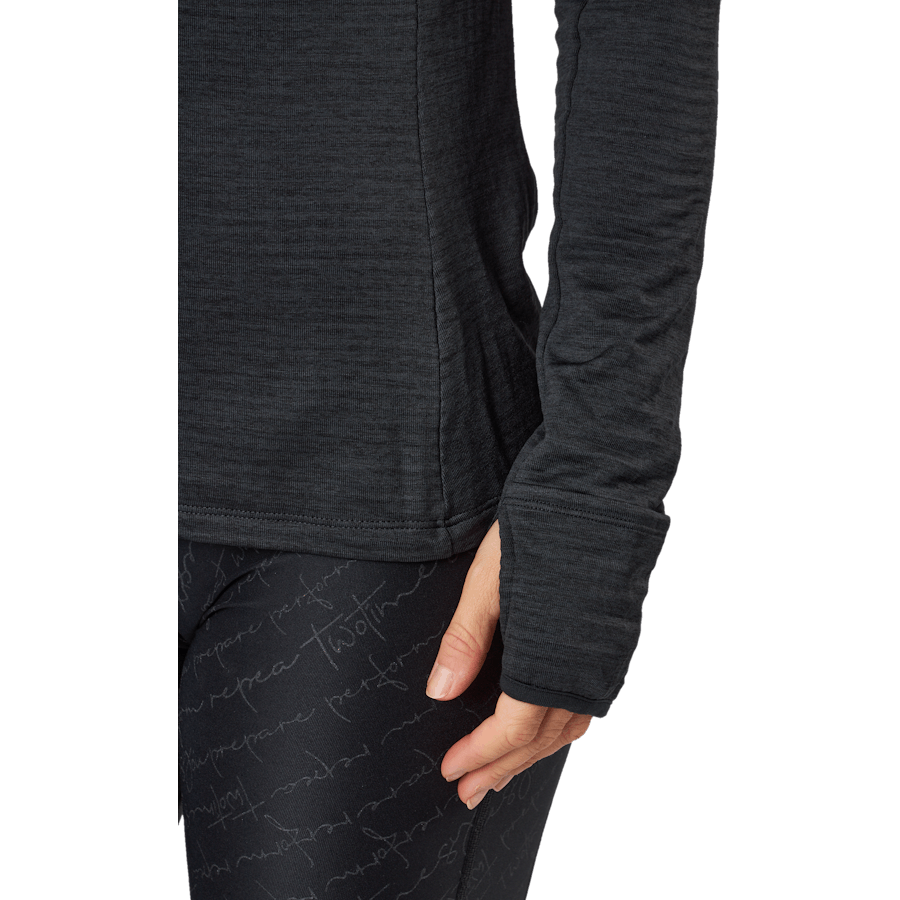 Ignition 1/4 Zip Black/ Black Reflective