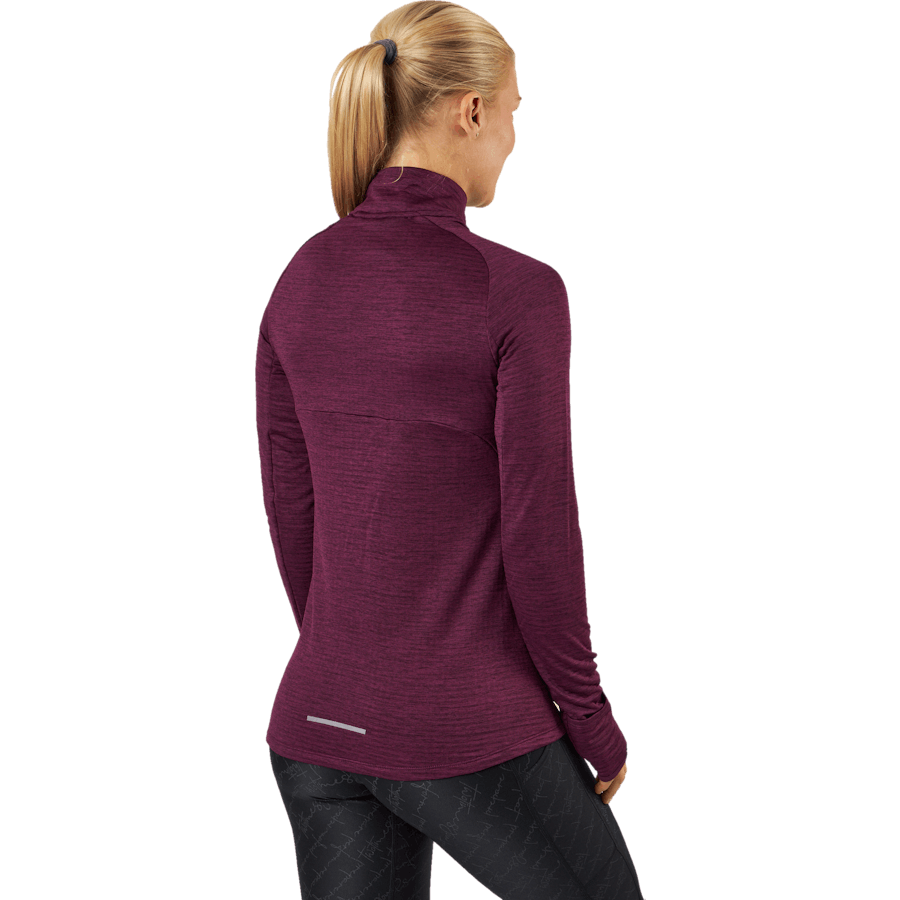 Allumage 1/4 Zip Beet/argent réfléchissant