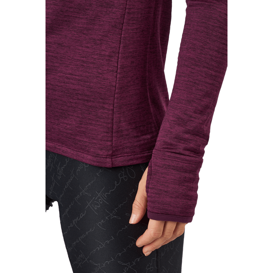 Allumage 1/4 Zip Beet/argent réfléchissant