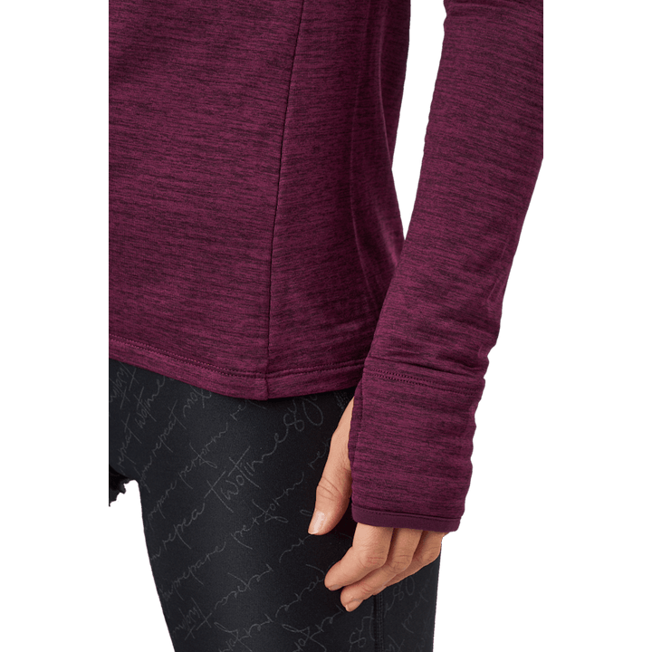 Allumage 1/4 Zip Beet/argent réfléchissant