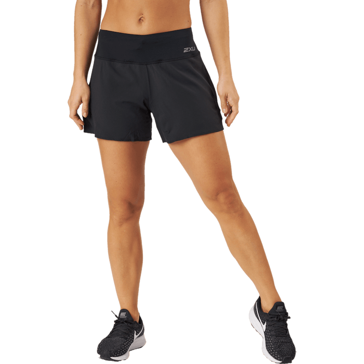 Aero 5 Inch Shorts Black/silver Reflective