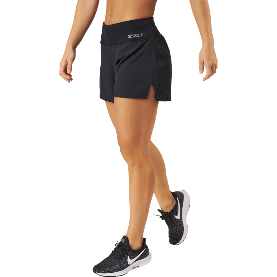 Aero 5 Inch Shorts Black/silver Reflective