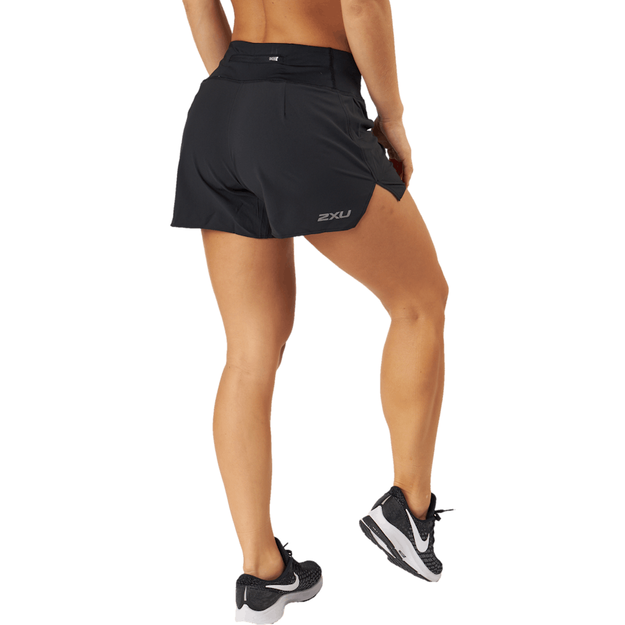 Aero 5 Inch Shorts Black/silver Reflective