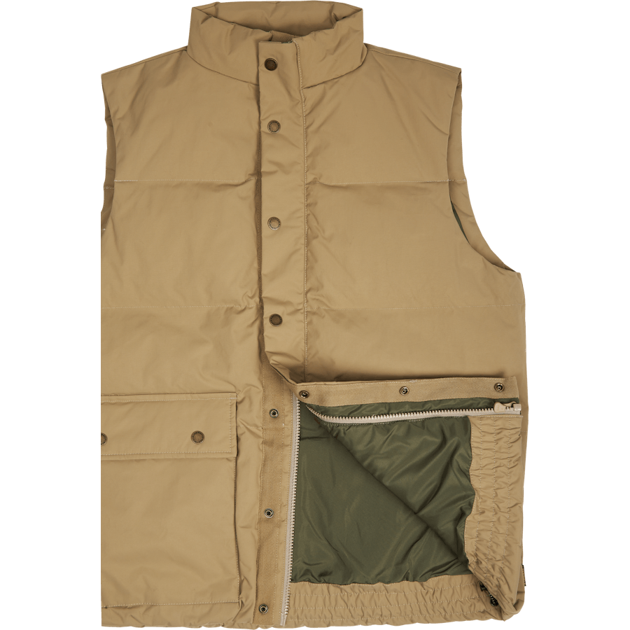 Down Vest Khaki