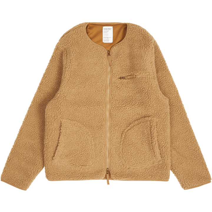 Fleece Layer Cardigan Caqui