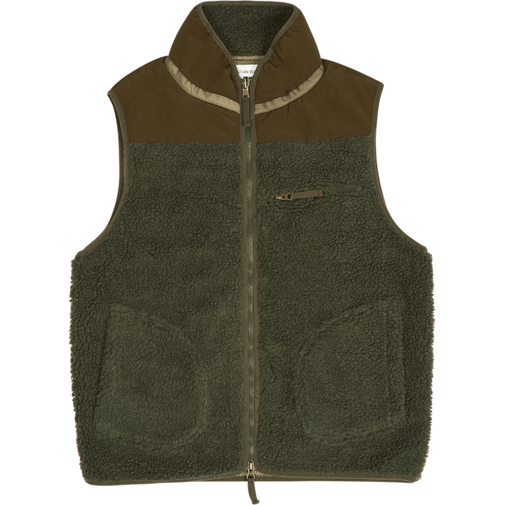 Gilet polaire olive