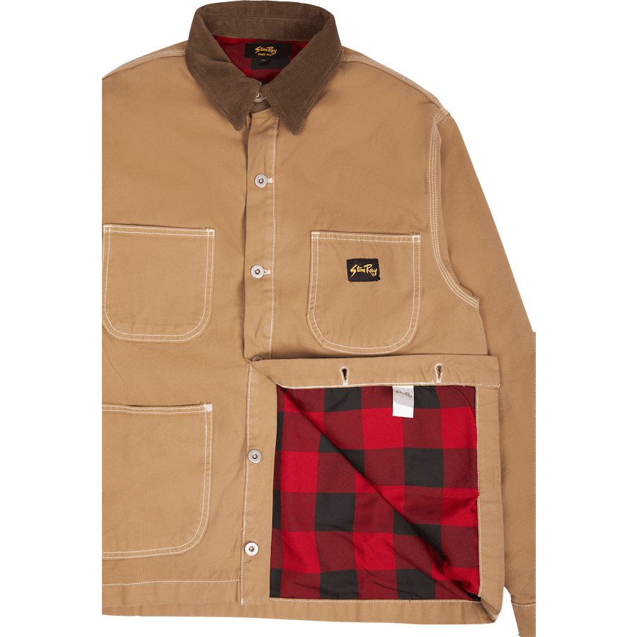 Winter Barn Coat Khaki Duck