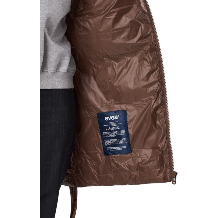 Manteau mi-long ceinturé Écorce foncée