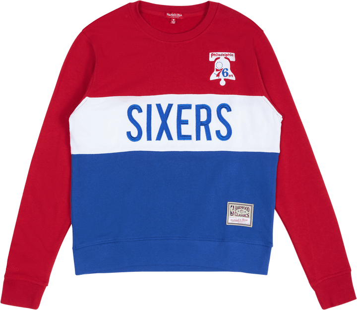 Koszulka damska 76ers Color Block Crew 2.0