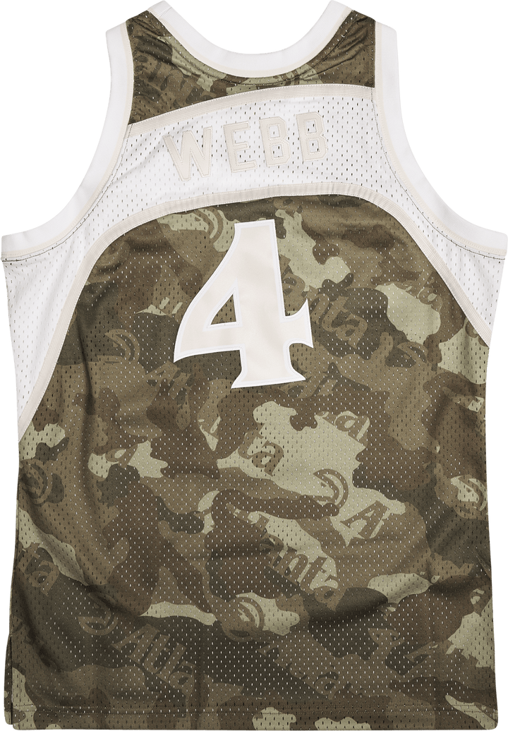 Maillot Swingman Hawks - Spud Webb -86
