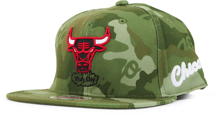 Bulls Tonal Camo Stretch Fitted HWC