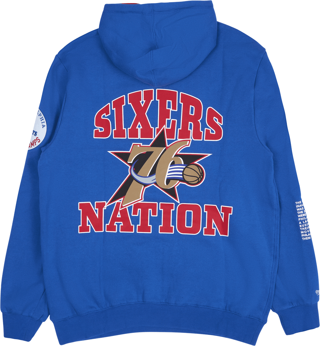 76ers Team Origins Fleecová mikina s kapucňou