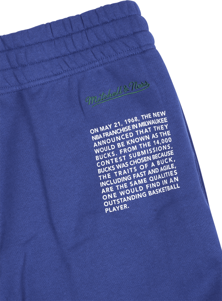 Pantalón corto polar Bucks Team Origins