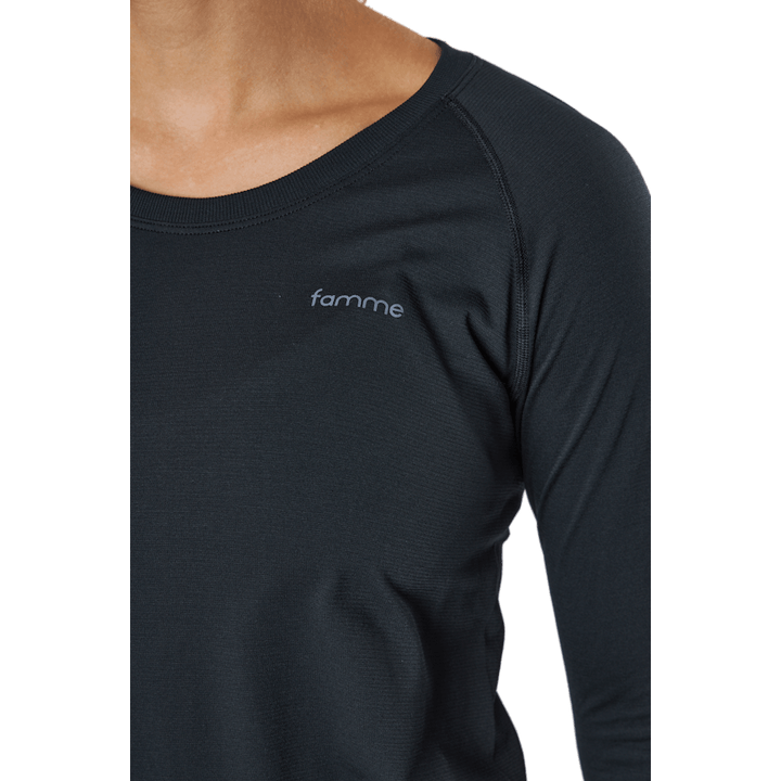 Refine Ls T-shirt Black