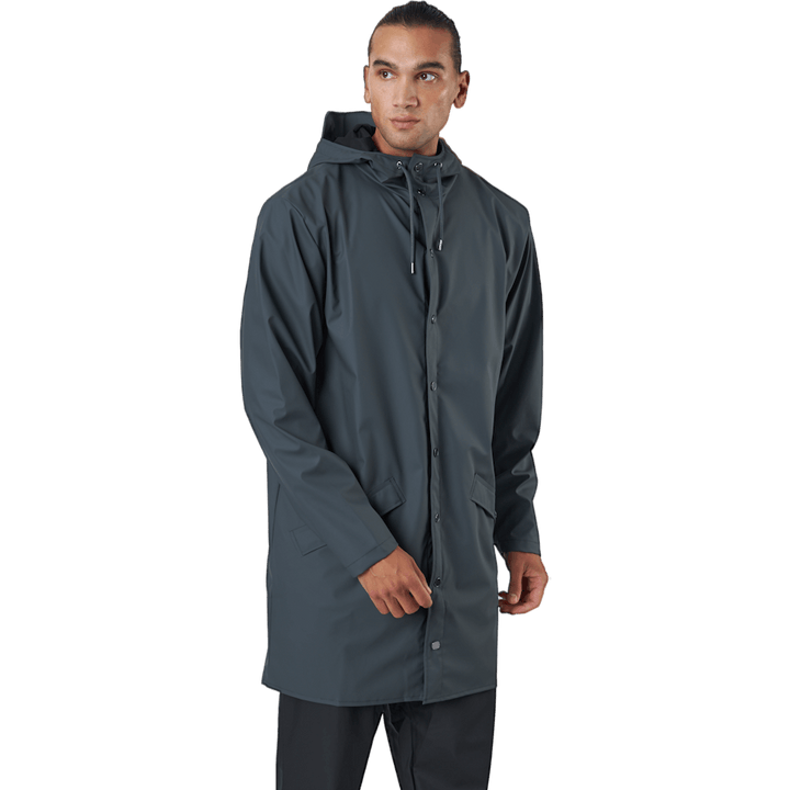 Rains Long Jacket Slate