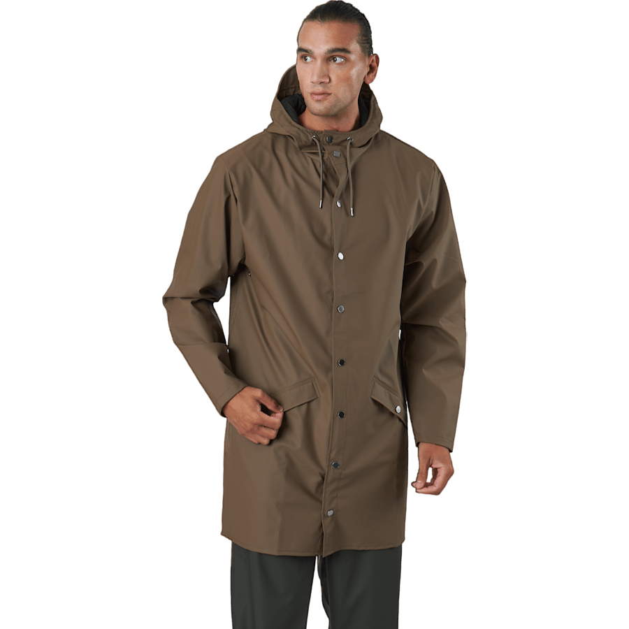 Rains Long Jacket Wood