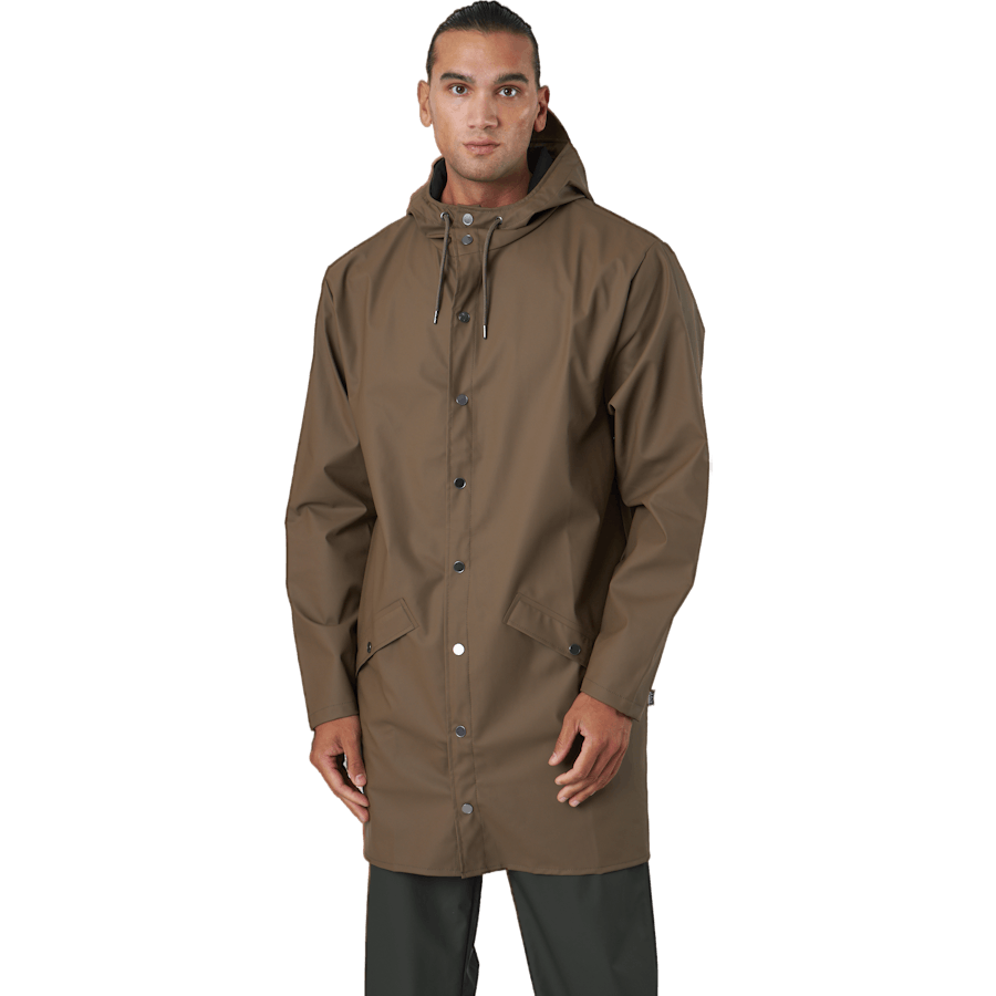 Rains Long Jacket Wood